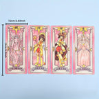 Prenez-le Maintenant ! Nouvelle ¨¦dition de Luxe de la Fille des Cartes Magiques Sakura - Transformation Sakura, Jeu de R?le d'Anime avec les Cartes Tr¨¨fle Portables du Nouveau Magicien Sakura, Coffret Cadeau et D¨¦coration ¨¤ Collectionner