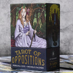 Tarot des Oppositions, jeu de cartes de fortune de taille standard ¨¤ 78 cartes, jeu de soci¨¦t¨¦ de divination pour Halloween, Thanksgiving, cadeau de No?l