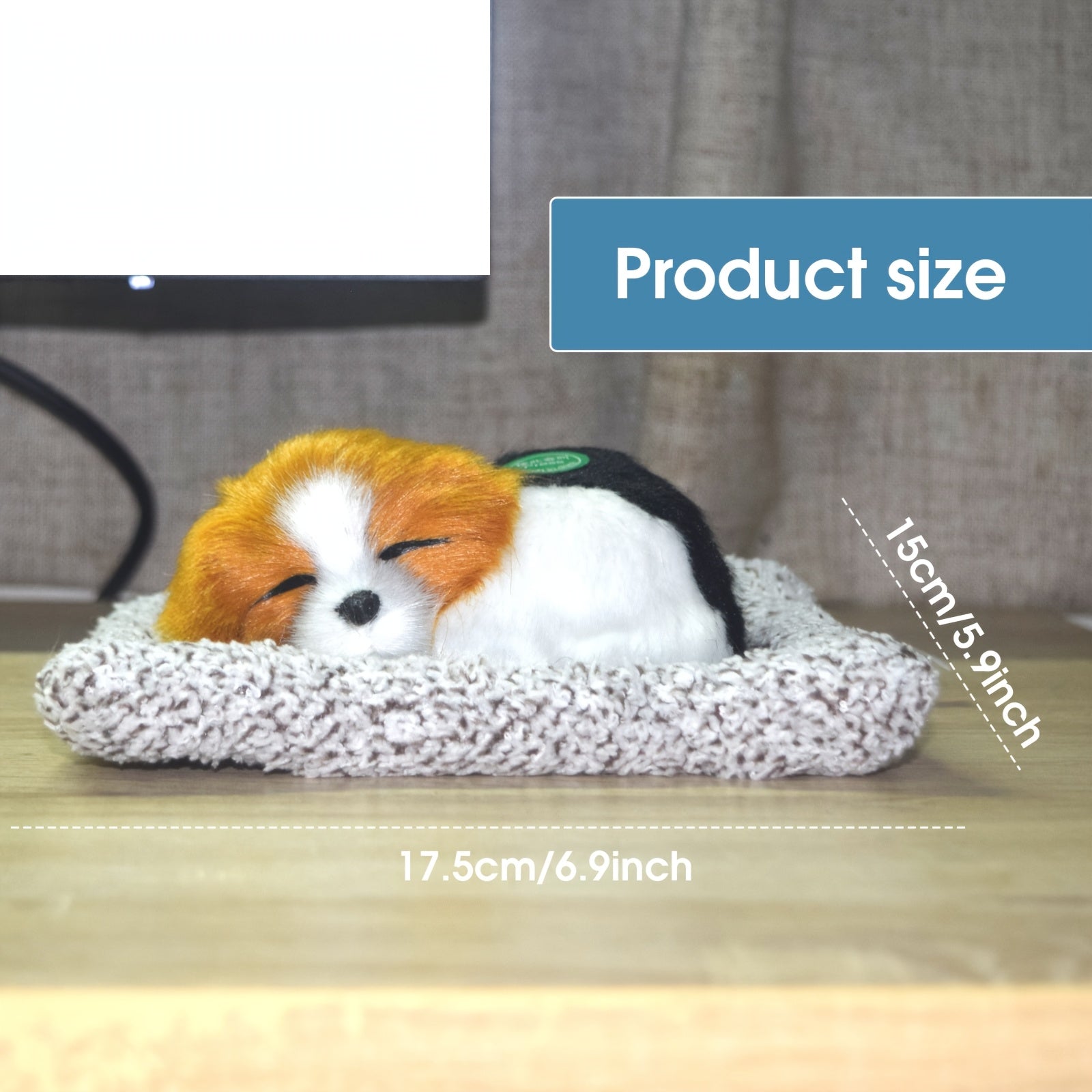 Chiot qui aboie quand on le presse, jouets pour chiens, jouets pour chiots, d¨¦coration d'int¨¦rieur, artisanat en peluche, d¨¦coration de voiture, cadeau pour petite amie, cadeau de f¨ºte