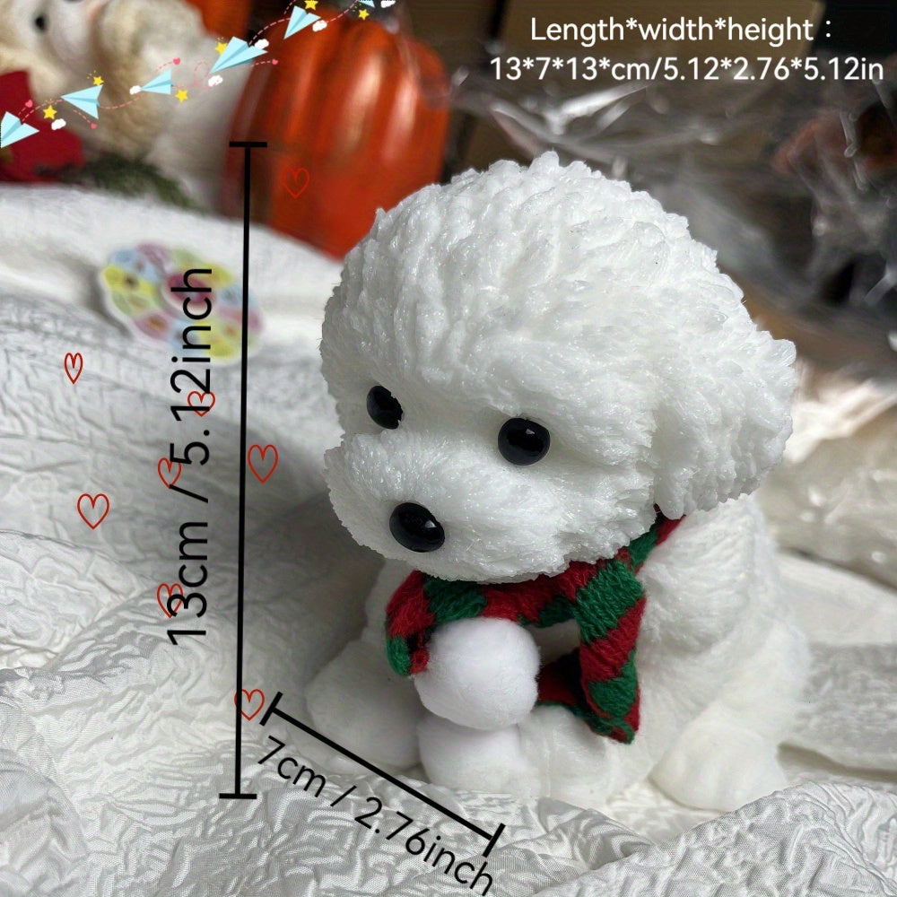 Jouet en peluche de chiot mignon, un cadeau id¨¦al pour les anniversaires, la Saint-Valentin, la journ¨¦e et No?l.