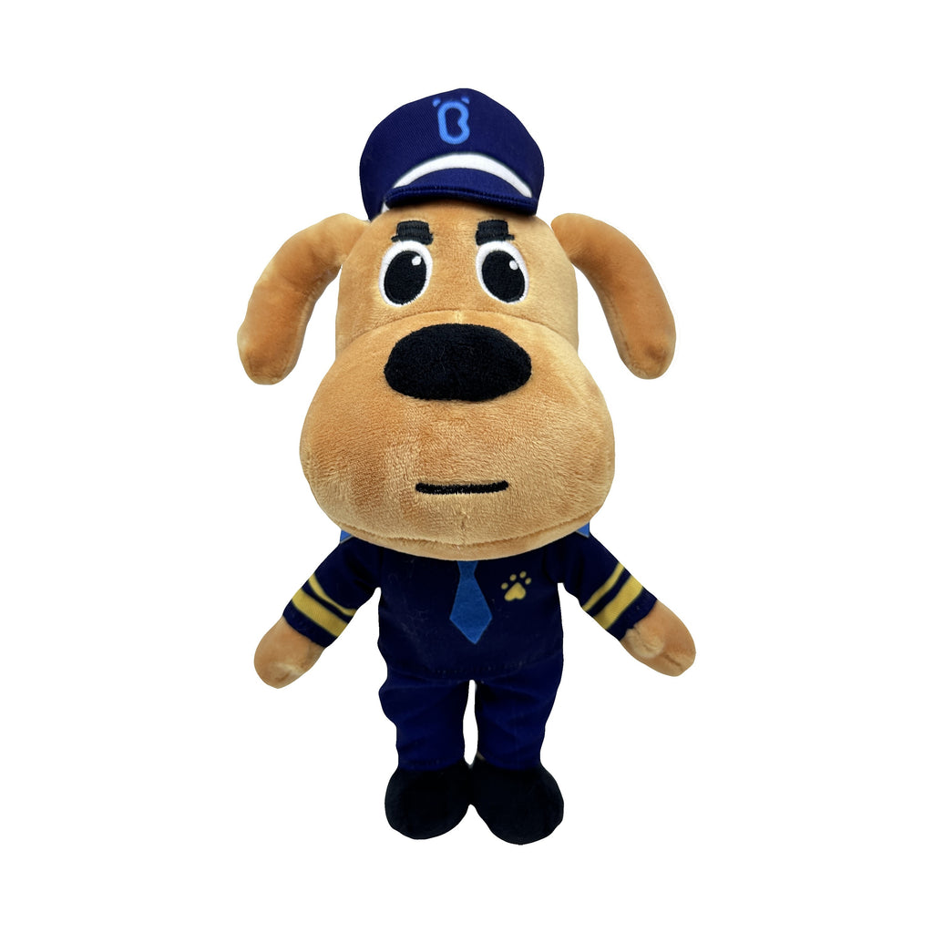 Adorable Jouet en Peluche de Chien de Police Labrador - Mat¨¦riau PP Doux et S?r, Cadeau d'Anniversaire Parfait pour les Jeunes