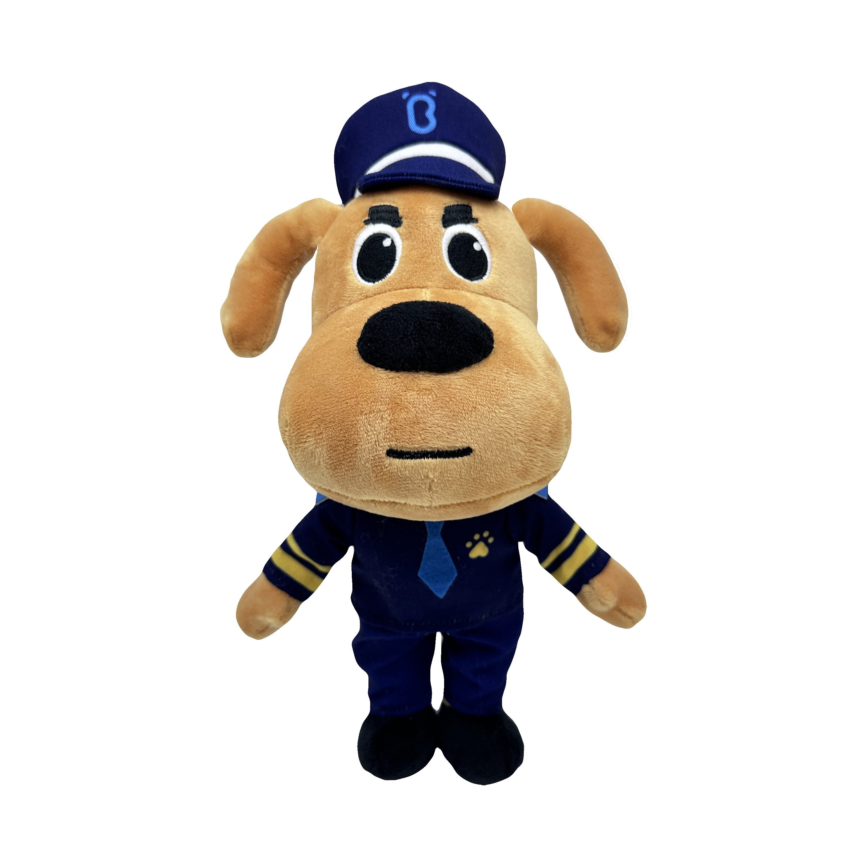 Adorable Jouet en Peluche de Chien de Police Labrador - Mat¨¦riau PP Doux et S?r, Cadeau d'Anniversaire Parfait pour les Jeunes