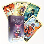 Cartes de tarot manga mystique, cartes de tarot, jeu de tarot, jouet r¨¦v¨¦lateur de fortune, cadeau de jeu