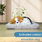 Chiot qui aboie quand on le presse, jouets pour chiens, jouets pour chiots, d¨¦coration d'int¨¦rieur, artisanat en peluche, d¨¦coration de voiture, cadeau pour petite amie, cadeau de f¨ºte