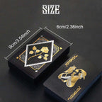 Cartes de jeu en plastique imperm¨¦ables - Choix parfait pour une soir¨¦e de jeu en famille, les f¨ºtes, No?l, Halloween et Thanksgiving