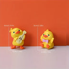 Adorable Petit Canard Jaune Figurine de Canard de Dessin Anim¨¦ en Sac Aveugle, Mod¨¨le Animal, Poup¨¦e de Simulation, Cadeau Mini