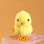 Jouet de Poulet\u002FCanard Sautant, Jouet Interactif en Peluche Simul¨¦e Canard Sautant, Petit Animal, Cadeau d'Anniversaire