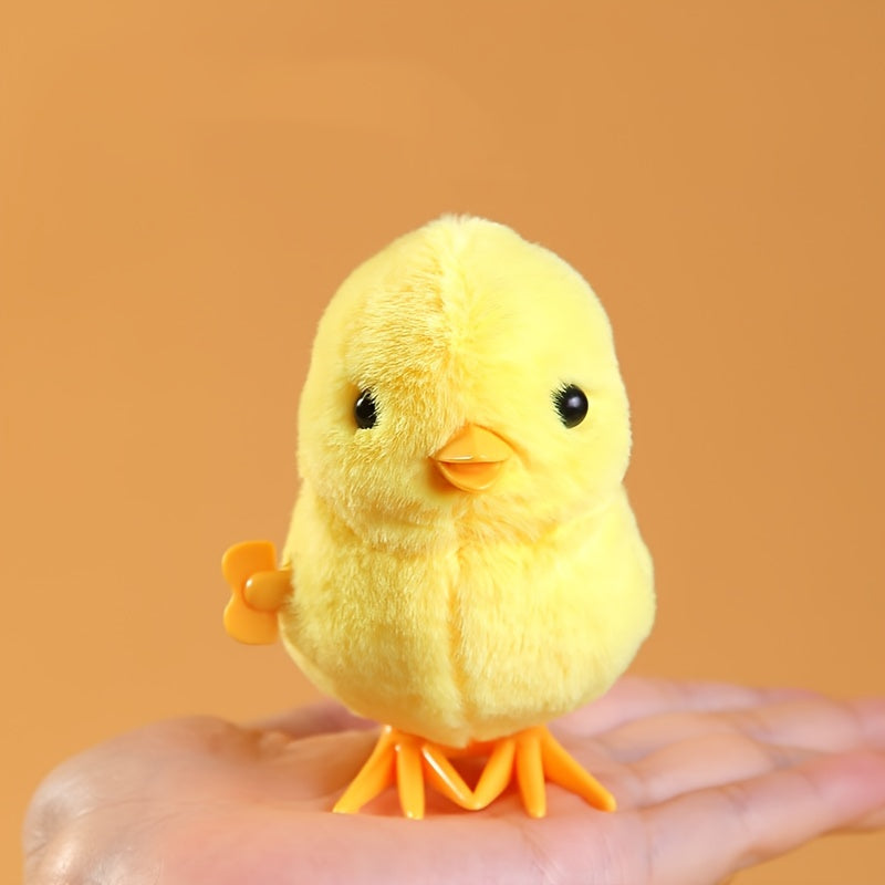 Jouet de Poulet\u002FCanard Sautant, Jouet Interactif en Peluche Simul¨¦e Canard Sautant, Petit Animal, Cadeau d'Anniversaire