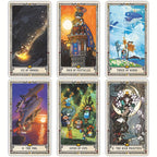 Cartes de Tarot Fantaisie KEPNOY Amour & Courage - ¨¦dition Standard de 78 Cartes pour Divination, Jeu de F¨ºte et Pr¨¦diction de l'Avenir - Cadeau Id¨¦al pour Halloween, No?l, Thanksgiving