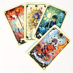 Cartes de tarot manga mystique, cartes de tarot, jeu de tarot, jouet r¨¦v¨¦lateur de fortune, cadeau de jeu