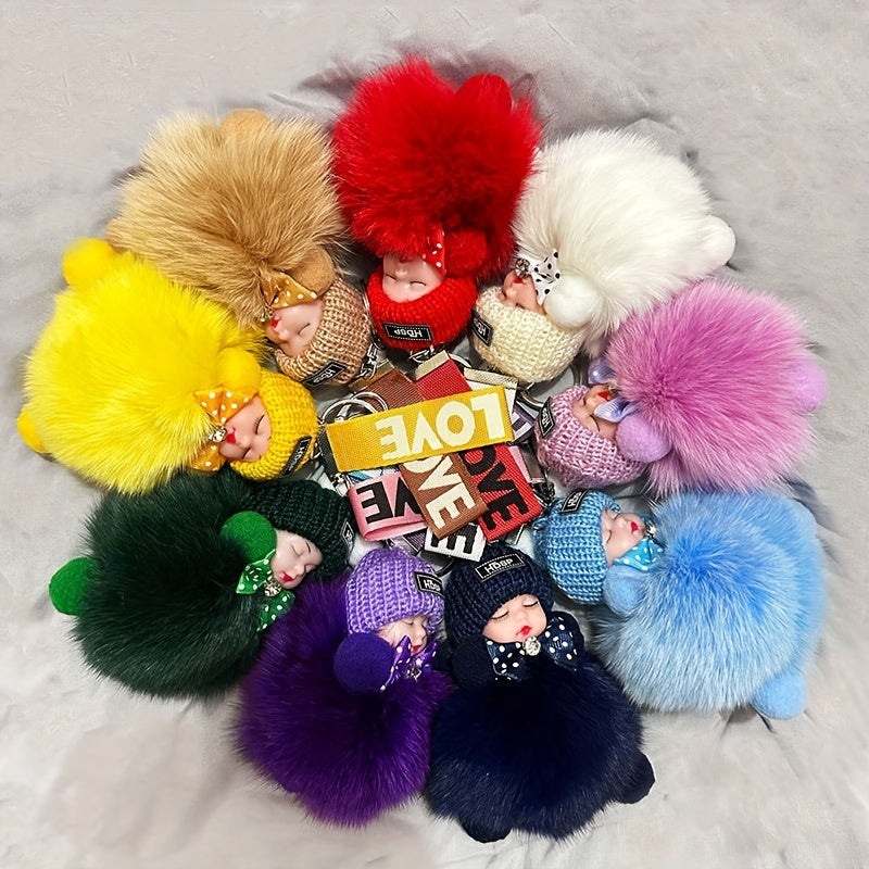 Adorable peluche, peut d¨¦corer votre voiture, coiffeuse, sac d'¨¦cole, sac ¨¤ main, cartable. C'est un magnifique porte-cl¨¦s, offert ¨¤ des amis comme cadeau pour la Saint-Valentin, No?l, Paques