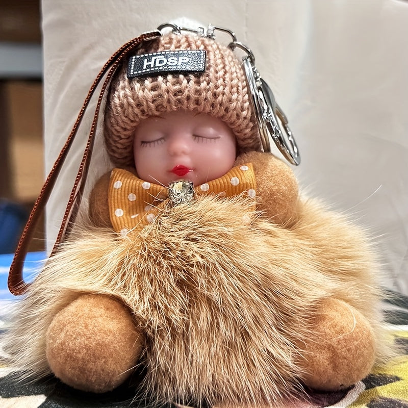 Adorable peluche, peut d¨¦corer votre voiture, coiffeuse, sac d'¨¦cole, sac ¨¤ main, cartable. C'est un magnifique porte-cl¨¦s, offert ¨¤ des amis comme cadeau pour la Saint-Valentin, No?l, Paques