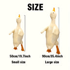 1pc Jouet en peluche de canard doux pour chiens, motif de dessin anim¨¦, polyester, stimule l'¨¦nergie, recommand¨¦ pour les races de taille moyenne, convient aux grands, moyens et petits animaux, jouet pour chien