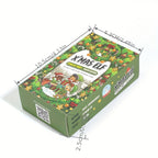 Tarot des Elfe de No?l ¨¦dition Verte - Taille Standard, Jeu de Cartes Strat¨¦gique pour le Plaisir de No?l, Herbe, Id¨¦al pour No?l