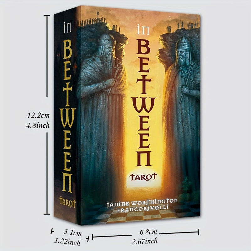 KEPNOY Tarot 78 Cartes - Jeu de Divination et F¨ºte avec Art Mystique, Couleurs Vari¨¦es - Cadeau Id¨¦al pour Halloween, Thanksgiving ou No?l - Cartes de Haute Qualit¨¦
