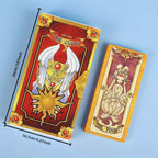 Prenez-le Maintenant ! Nouvelle ¨¦dition de Luxe de la Fille des Cartes Magiques Sakura - Transformation Sakura, Jeu de R?le d'Anime avec les Cartes Tr¨¨fle Portables du Nouveau Magicien Sakura, Coffret Cadeau et D¨¦coration ¨¤ Collectionner