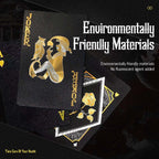 Cartes de jeu en plastique imperm¨¦ables - Choix parfait pour une soir¨¦e de jeu en famille, les f¨ºtes, No?l, Halloween et Thanksgiving