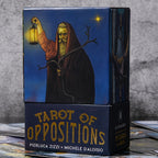 Tarot des Oppositions, jeu de cartes de fortune de taille standard ¨¤ 78 cartes, jeu de soci¨¦t¨¦ de divination pour Halloween, Thanksgiving, cadeau de No?l