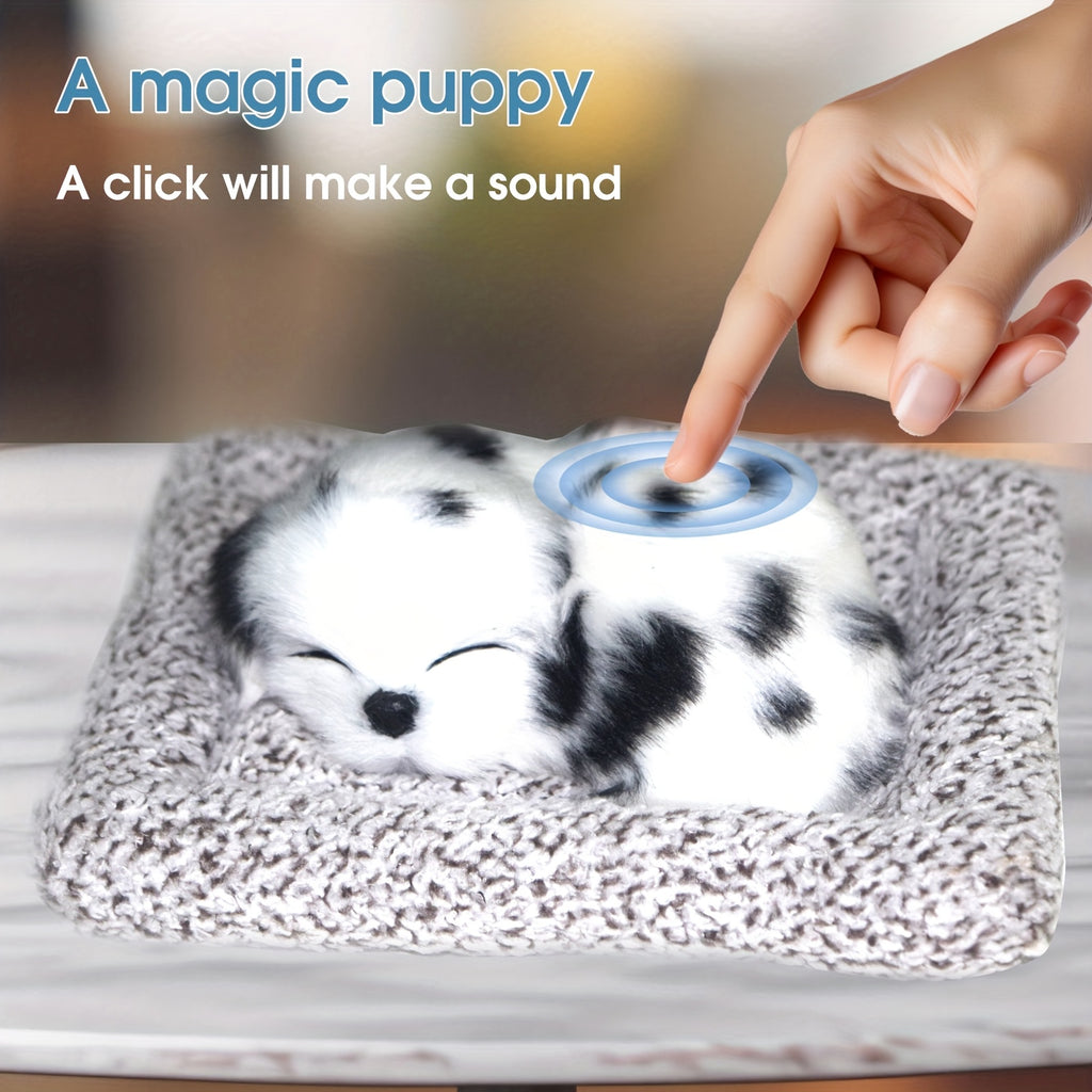 Chiot qui aboie quand on le presse, jouets pour chiens, jouets pour chiots, d¨¦coration d'int¨¦rieur, artisanat en peluche, d¨¦coration de voiture, cadeau pour petite amie, cadeau de f¨ºte