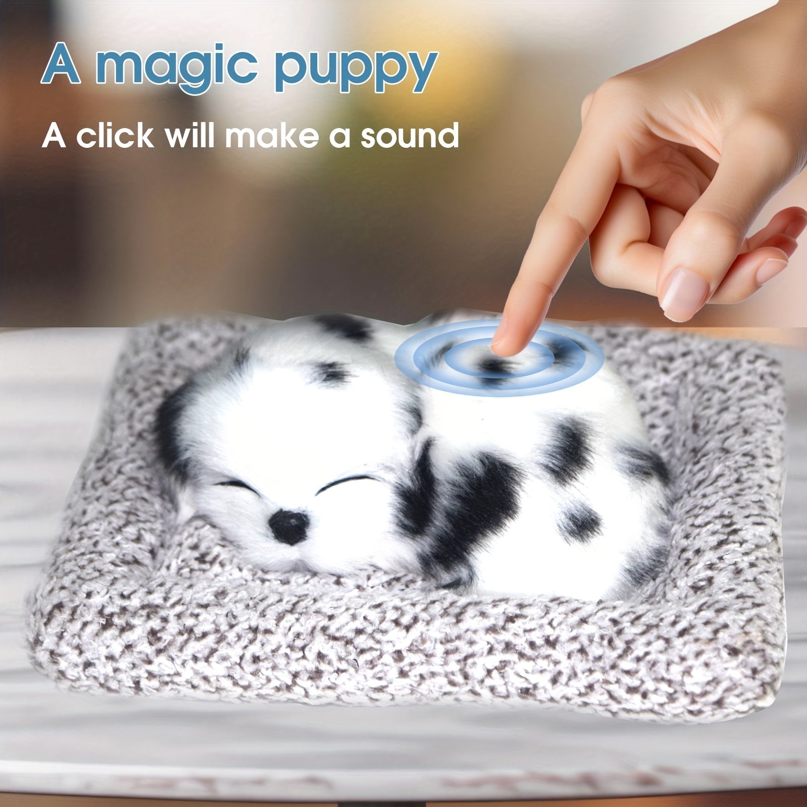 Chiot qui aboie quand on le presse, jouets pour chiens, jouets pour chiots, d¨¦coration d'int¨¦rieur, artisanat en peluche, d¨¦coration de voiture, cadeau pour petite amie, cadeau de f¨ºte