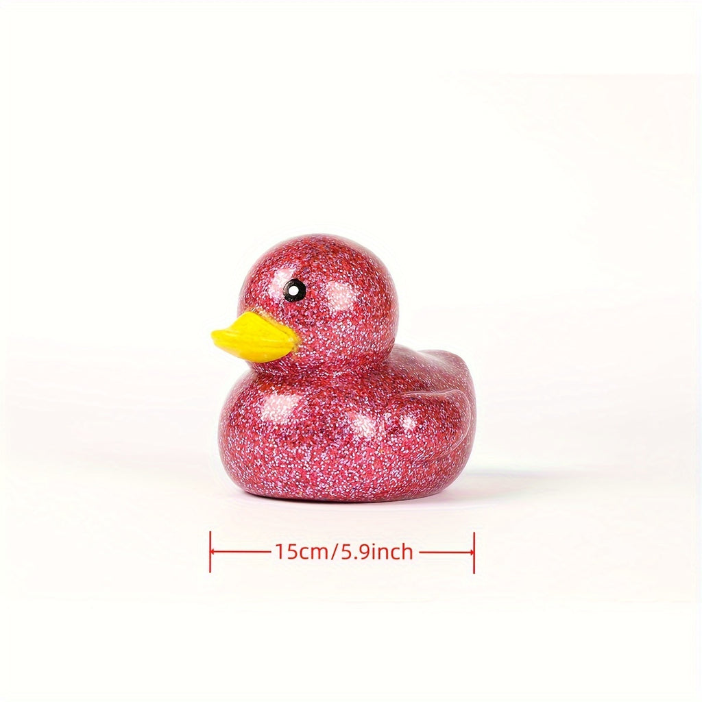 1pc Canards G¨¦ants En PVC, Jouets En Forme de Canards Paillet¨¦s, Jouets D'anniversaire Joyeux, Jouets En Forme de Canards de Dessin Anim¨¦, Jouets de Paques, Cadeaux de F¨ºte, D¨¦corations de F¨ºte, Jouets D'artisanat En Forme de Canards