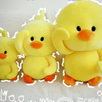 Canard en peluche jaune mignon, cadeau de poup¨¦e