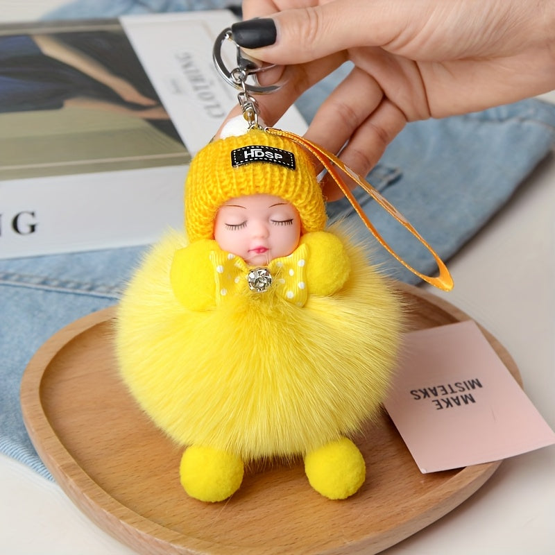 Adorable peluche, peut d¨¦corer votre voiture, coiffeuse, sac d'¨¦cole, sac ¨¤ main, cartable. C'est un magnifique porte-cl¨¦s, offert ¨¤ des amis comme cadeau pour la Saint-Valentin, No?l, Paques