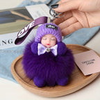 Adorable peluche, peut d¨¦corer votre voiture, coiffeuse, sac d'¨¦cole, sac ¨¤ main, cartable. C'est un magnifique porte-cl¨¦s, offert ¨¤ des amis comme cadeau pour la Saint-Valentin, No?l, Paques