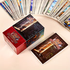 Cartes de Tarot Fantaisie KEPNOY Amour & Courage - ¨¦dition Standard de 78 Cartes pour Divination, Jeu de F¨ºte et Pr¨¦diction de l'Avenir - Cadeau Id¨¦al pour Halloween, No?l, Thanksgiving
