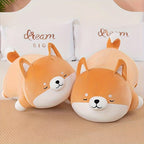 1pc Adorable Shiba Inu Plush Toy - Animal de compagnie doux et confortable avec un design amusant, cadeau de vacances parfait pour les amateurs de chiens, id¨¦e de cadeau de vacances|Design de chien amusant|Texture douce