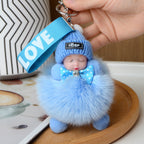 Adorable peluche, peut d¨¦corer votre voiture, coiffeuse, sac d'¨¦cole, sac ¨¤ main, cartable. C'est un magnifique porte-cl¨¦s, offert ¨¤ des amis comme cadeau pour la Saint-Valentin, No?l, Paques