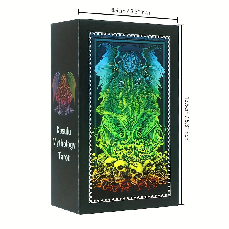 Enchanted Elegance Tarot Cards Game - Plastique imperm¨¦able et durable avec illustrations color¨¦es, comprend un manuel d'instruction, id¨¦al pour les d¨¦butants et les parties