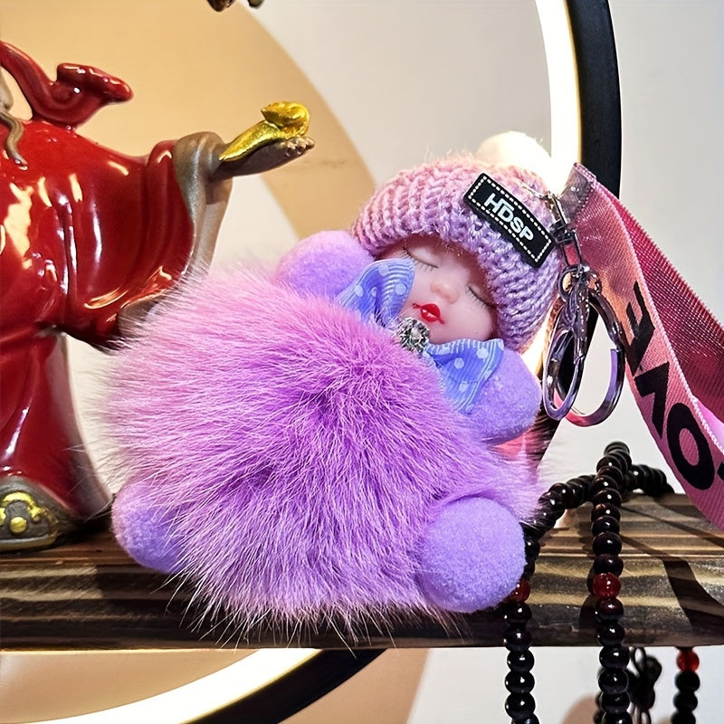 Adorable peluche, peut d¨¦corer votre voiture, coiffeuse, sac d'¨¦cole, sac ¨¤ main, cartable. C'est un magnifique porte-cl¨¦s, offert ¨¤ des amis comme cadeau pour la Saint-Valentin, No?l, Paques