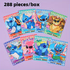 Disney 288pcs\u002FBo?te Cartes ¨¤ Collectionner Stitch ¨¦toile - Jeu de Cartes Cr¨¦atives et Amusantes en Anglais