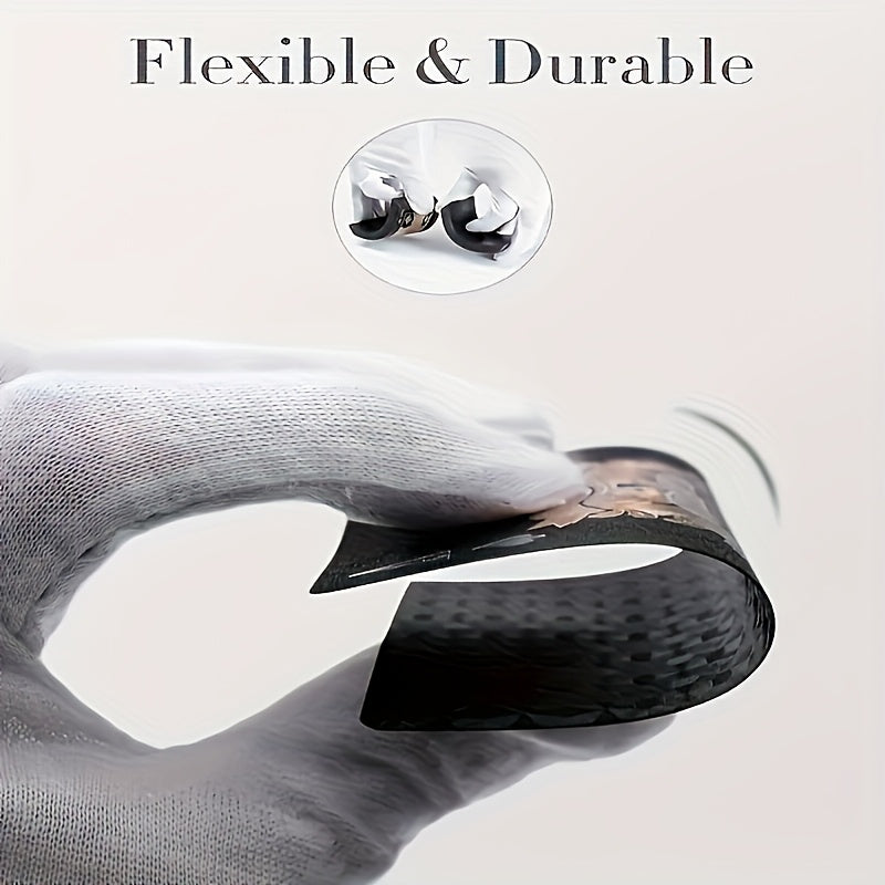 1 jeu de Cartes ¨¤ Jouer en Feuille d'Or Noir ¨¦tanche - Ensemble de Jeux de Cartes de Table en Plastique R¨¦sistant