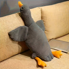 1pc Jouet en peluche de canard doux pour chiens, motif de dessin anim¨¦, polyester, stimule l'¨¦nergie, recommand¨¦ pour les races de taille moyenne, convient aux grands, moyens et petits animaux, jouet pour chien