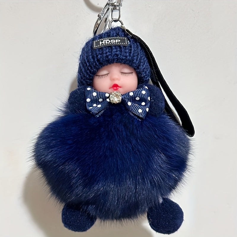 Adorable peluche, peut d¨¦corer votre voiture, coiffeuse, sac d'¨¦cole, sac ¨¤ main, cartable. C'est un magnifique porte-cl¨¦s, offert ¨¤ des amis comme cadeau pour la Saint-Valentin, No?l, Paques