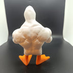 1pc Poup¨¦e Canard Muscl¨¦ R¨¦sine Forte Statue de Canard de Dessin Anim¨¦ Dr?le Amusant D¨¦coration de Maison Cadeau de F¨ºte