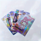 Sanrio 32-Pack Collectible Trading Cards Set, Featuring Hello Kitty, for My Melody, for Pompompurin, Vibrant & Glossy, Perfect for Collectors & Fans, Major Material: Paper
