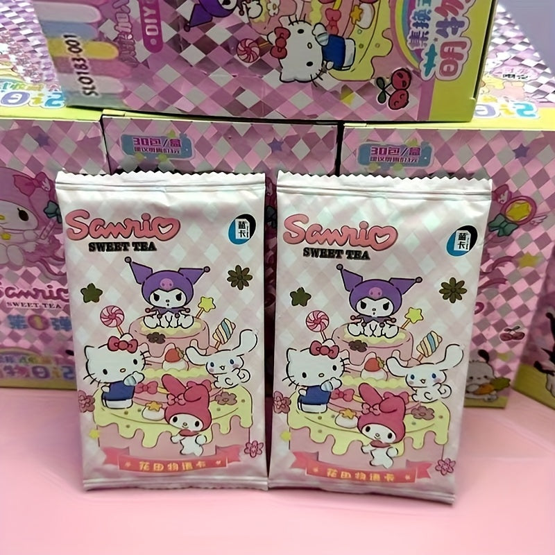 Sanrio Ensemble Complet de 30 Packs, Chaque Pack Contient Trois Cartes : Cartes Rares ¨¤ Collectionner, Cartes Color¨¦es, Cartes Hello Kitty, Cartes Melody. Id¨¦al pour Anniversaires, F¨ºtes, R¨¦unions, No?l, Halloween et Cadeaux de Thanksgiving