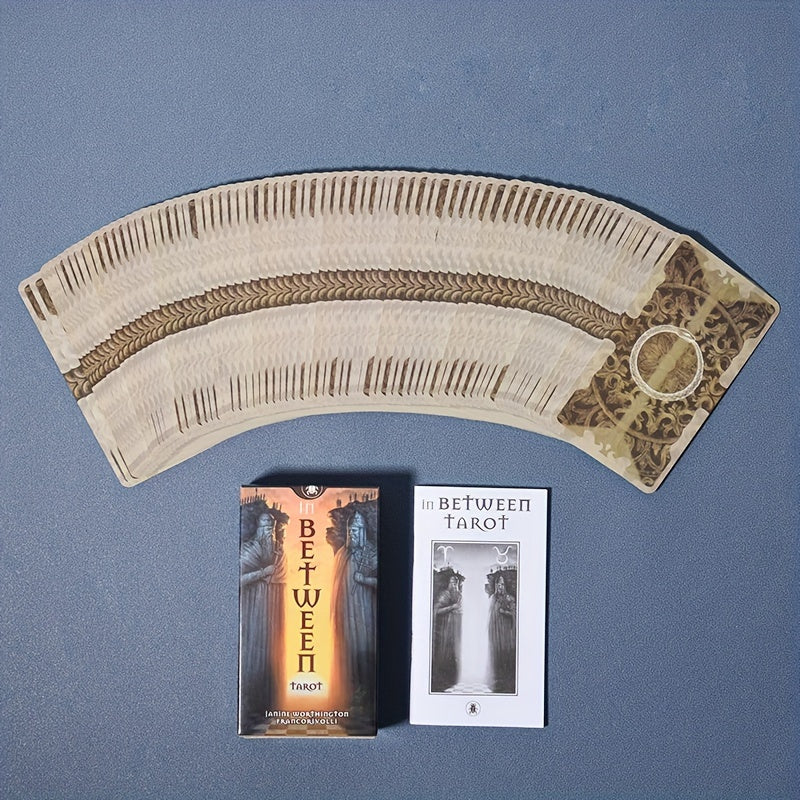 KEPNOY Tarot 78 Cartes - Jeu de Divination et F¨ºte avec Art Mystique, Couleurs Vari¨¦es - Cadeau Id¨¦al pour Halloween, Thanksgiving ou No?l - Cartes de Haute Qualit¨¦