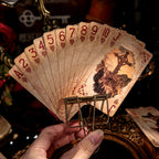 55pcs\u002Fbo?te Cartes de Poker Exquises Style Magique R¨¦tro Sombre Myst¨¦rieux, Jeu de Cartes Multijoueur, Relaxation, Divertissement, Utilisation de F¨ºte, D¨¦coration de Scrapbook