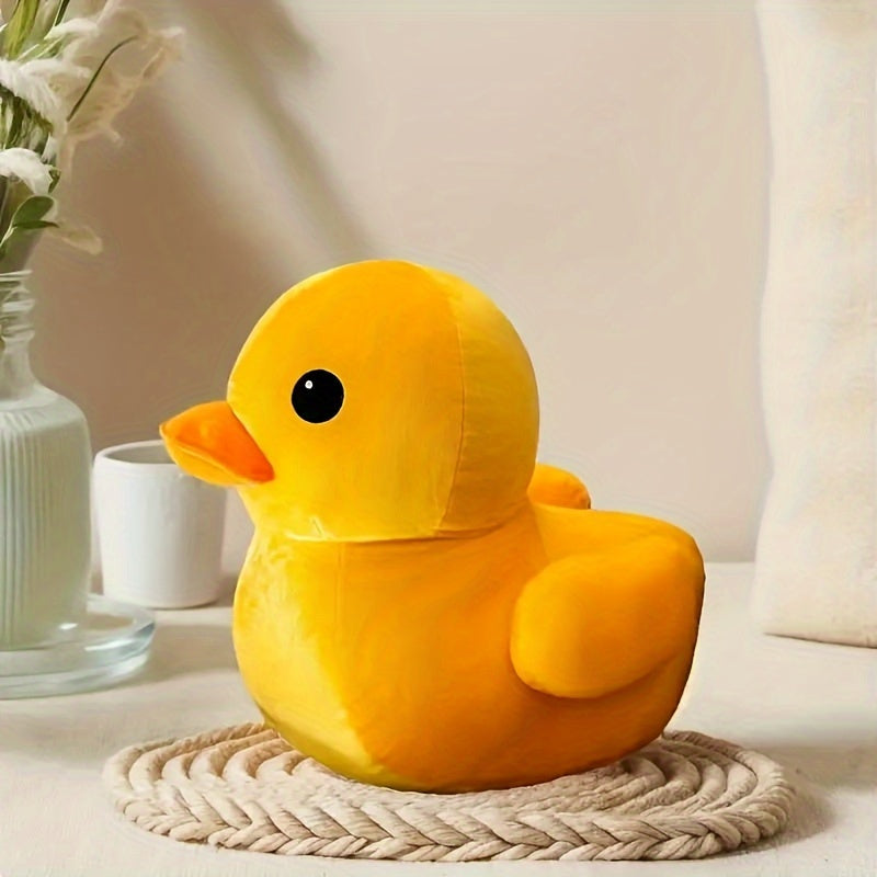 Un Grand! Canard Jaune en Peluche, Cadeau de Paques, Jouet Animal en Peluche Cartoon, D¨¦coration Douce en Peluche pour Chambre et Salon, Cadeau de Paques Id¨¦al pour Petite Amie