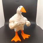 1pc Poup¨¦e Canard Muscl¨¦ R¨¦sine Forte Statue de Canard de Dessin Anim¨¦ Dr?le Amusant D¨¦coration de Maison Cadeau de F¨ºte