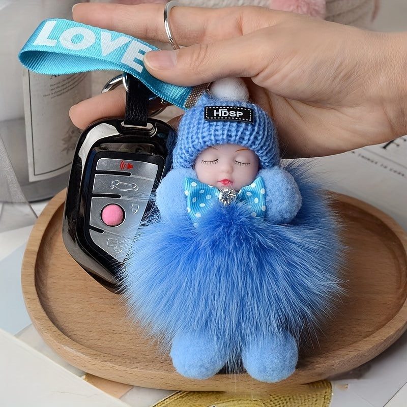 Adorable peluche, peut d¨¦corer votre voiture, coiffeuse, sac d'¨¦cole, sac ¨¤ main, cartable. C'est un magnifique porte-cl¨¦s, offert ¨¤ des amis comme cadeau pour la Saint-Valentin, No?l, Paques