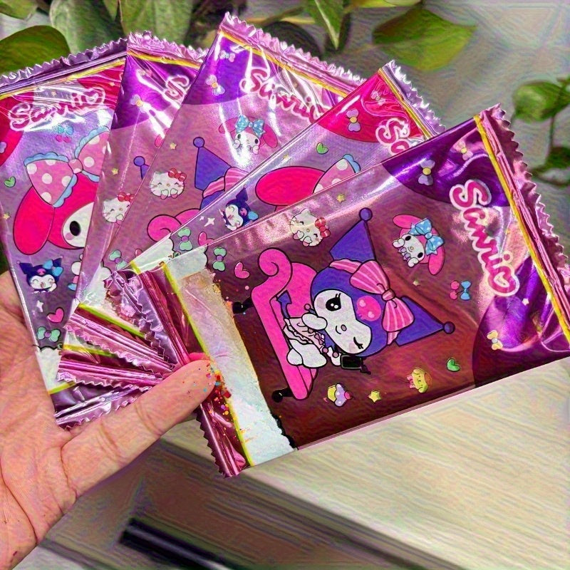 1 Bo?te (32 Paquets) de Cartes S¨¦rie Sanrio - Hello Kitty, My Melody, Kuromi & Plus - Collection de Cartes ¨¤ ¨¦changer Premium pour Collecteurs et Cadeaux, Petits Pr¨¦sents Id¨¦aux