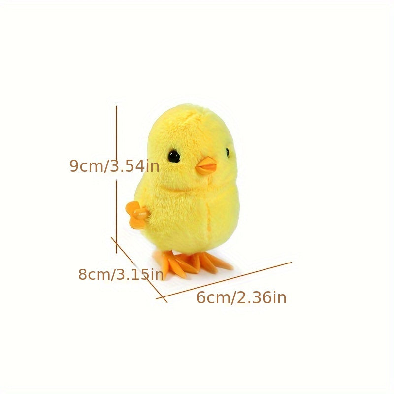 Jouet de Poulet\u002FCanard Sautant, Jouet Interactif en Peluche Simul¨¦e Canard Sautant, Petit Animal, Cadeau d'Anniversaire
