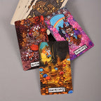 KEPNOY Cat Star Tales Tarot Deck, 78 cartes de taille standard, cartes de fortune en papier pour les jeux de f¨ºte, Halloween, Thanksgiving, cadeau de No?l, illustrations enchantantes